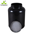 5Liter Black pet plastic jars with lids wholesale